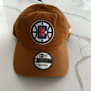 Los Angeles Clippers Brown New Era 9Twenty Buckle Back Hat New